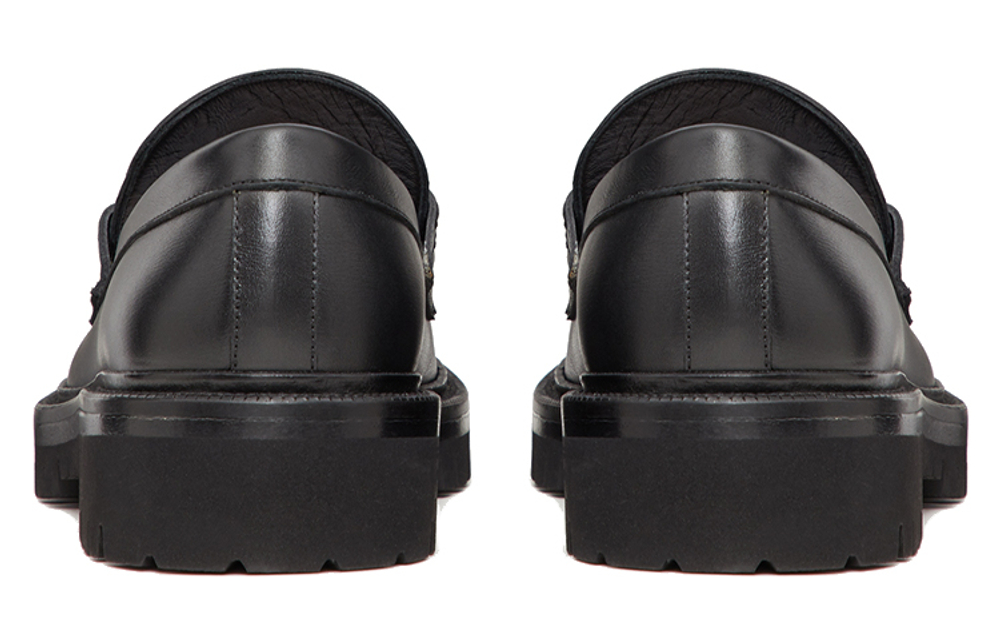 Valentino VLogo Plaque Slip On Loafers