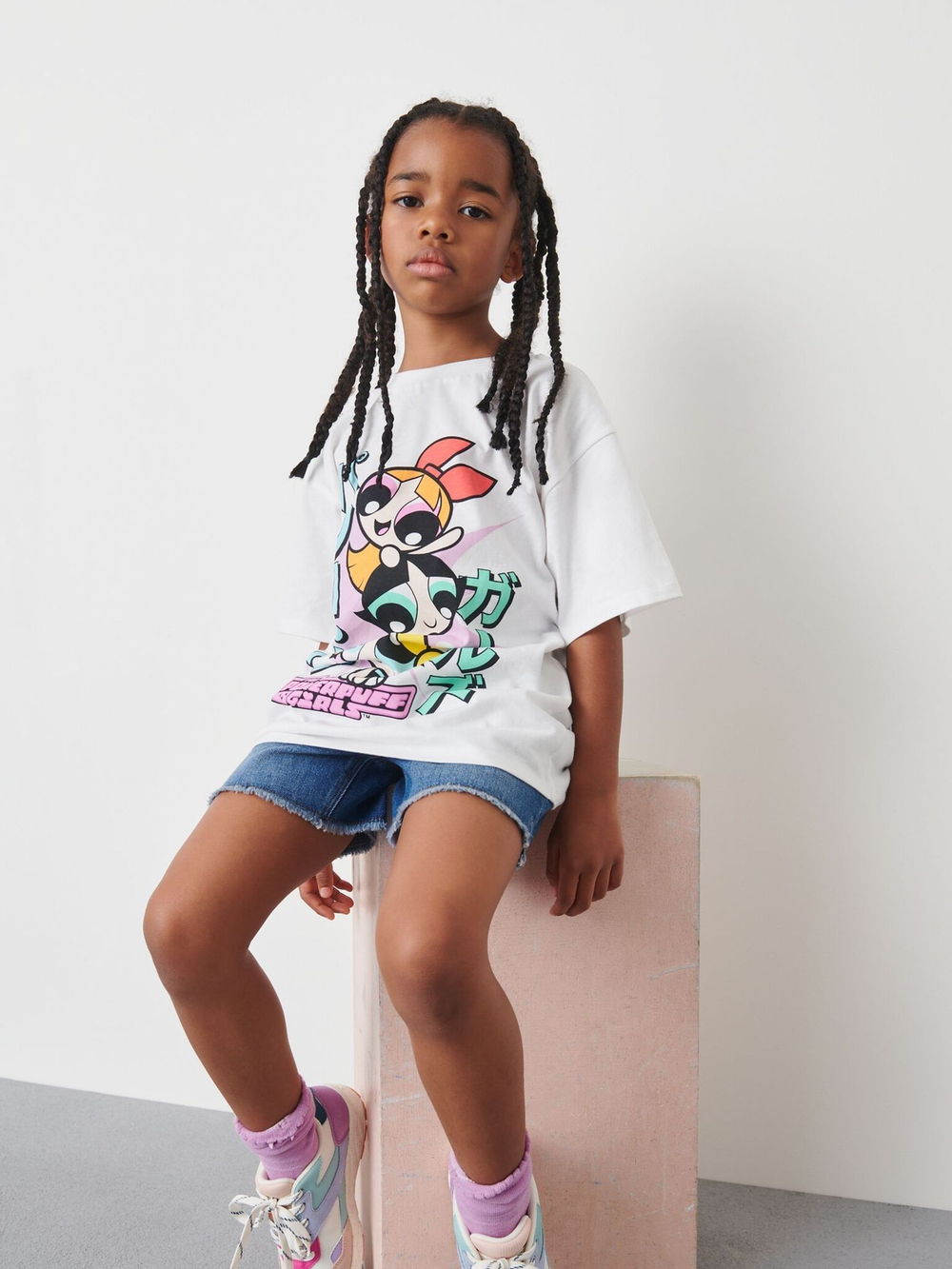 Шорты джинсовые для девочки Next U53-756, Синий