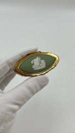 Футляр для помады зелёный Wedgwood by Stratton