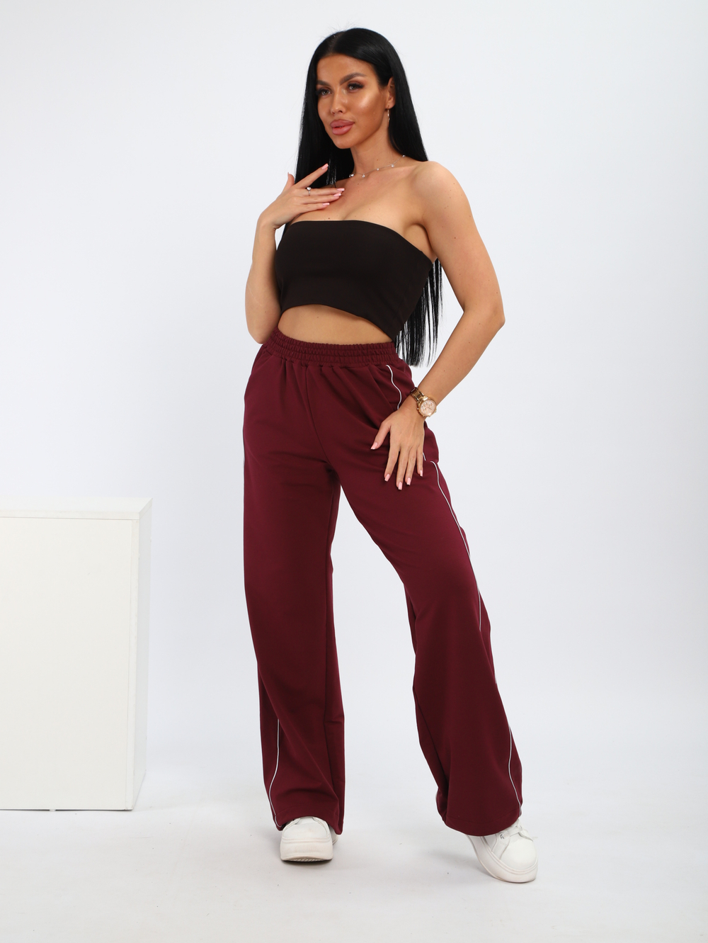 Брюки "Б-018" бордо