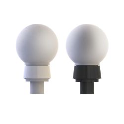 Светильник ЭРА НБП 01-60-004 c прямым основанием Гранат полиэтилен IP20 E27 max 60Вт D150 шар белый