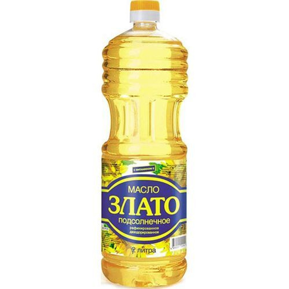 Масло подсолн. рафинир. Злато 2,0л