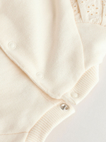 Лонгслив и брюки в комплекте для малышей Next E66-462, Молочный, Светло-коричневый