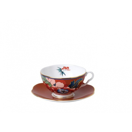 Wedgwood - Чайная чашка и блюдце Paeonia Blush Red, 320 мл./701587384056