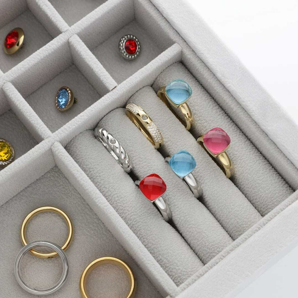 Кольцо Qudo FIRENZE 17.2 (G) Padparadscha 107001/40-4308 17.2 размер 17,2