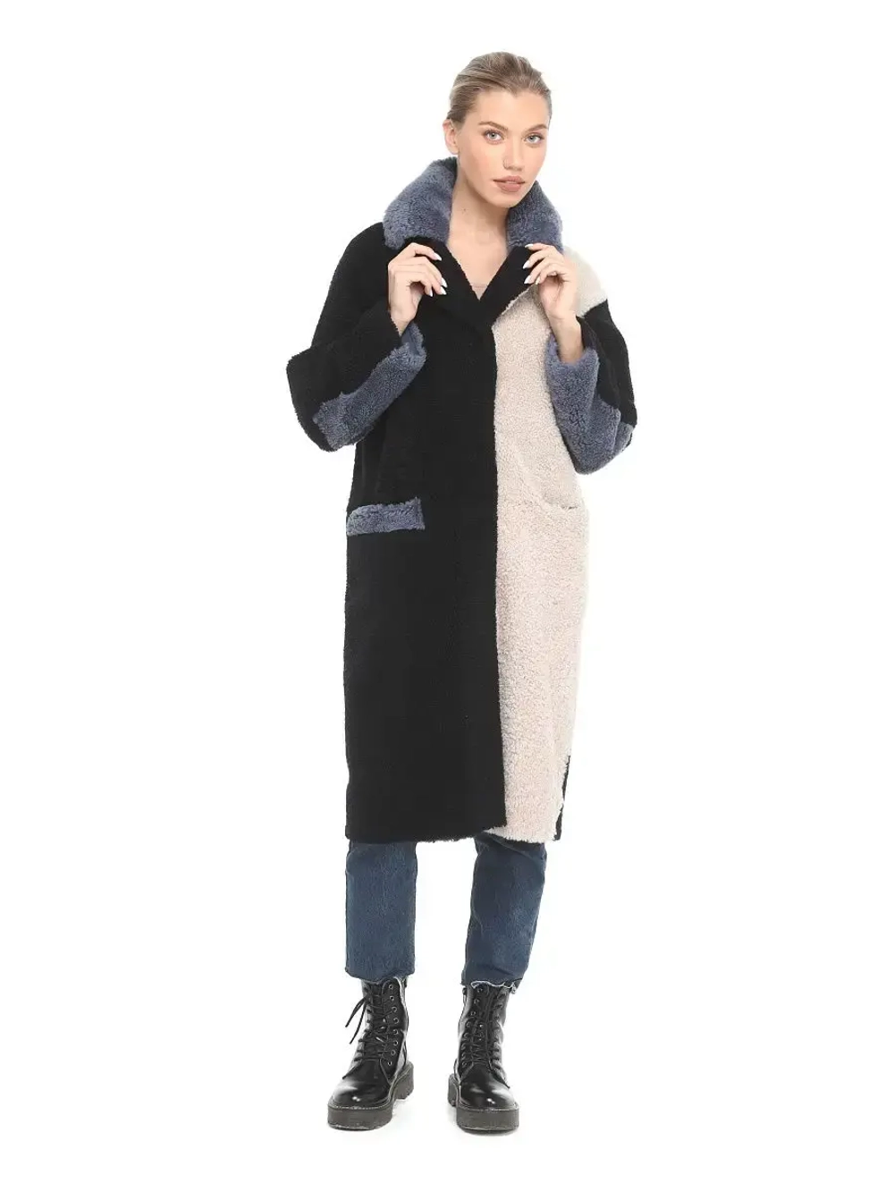 Шуба женская натуральная овчина Турция