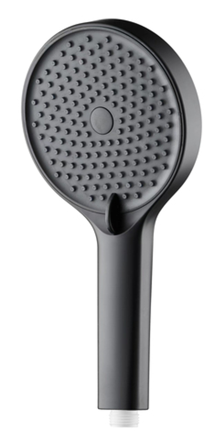 Лейка для душа VODA, 3 режима, D130мм, Black, арт.VSP15B