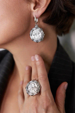Coins Frame Silver  Кольцо арт.1200