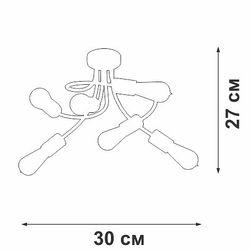 Потолочная люстра Vitaluce V3928 V3928-1/6PL
