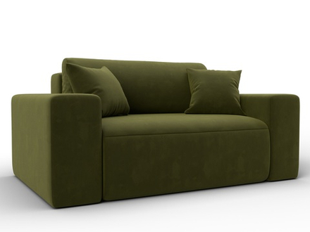 Кресло Лига-036 НПБ, Зеленый, Микровельвет, 121282