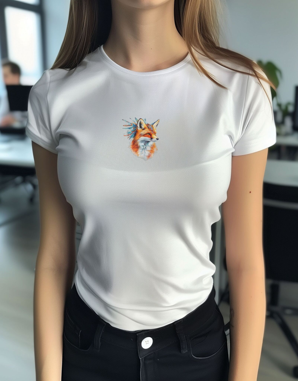 Футболка женская с принтом