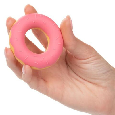 Эрекционное кольцо в форме пончика Dickin’ Donuts Silicone Donut Cock Ring (Цвет: розовый)
