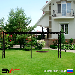 Уличная шведская стенка Sv Sport рукоход х 2 У52100.2 (Турник/Гнездо 115см)