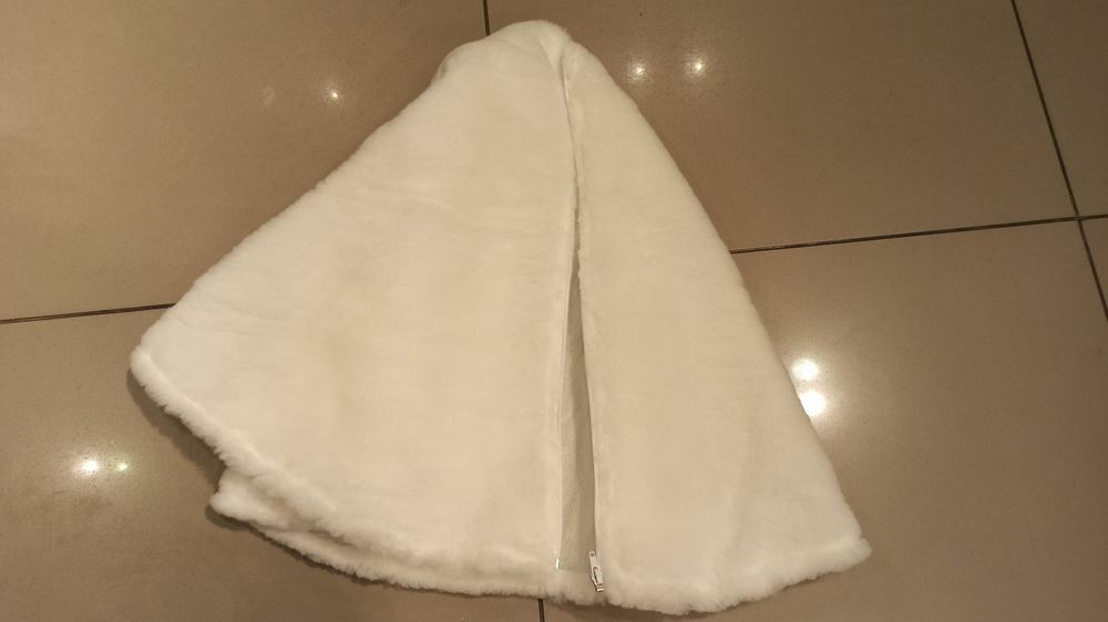 Юбка под елку "СУГРОБ" меховой коврик с застежкой на молнии