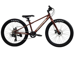 Велосипед 24" EVOLUTION SHELBY MD, 12.5", алюм, 8 ск, rigid fork, бордовый матовый, 2026
