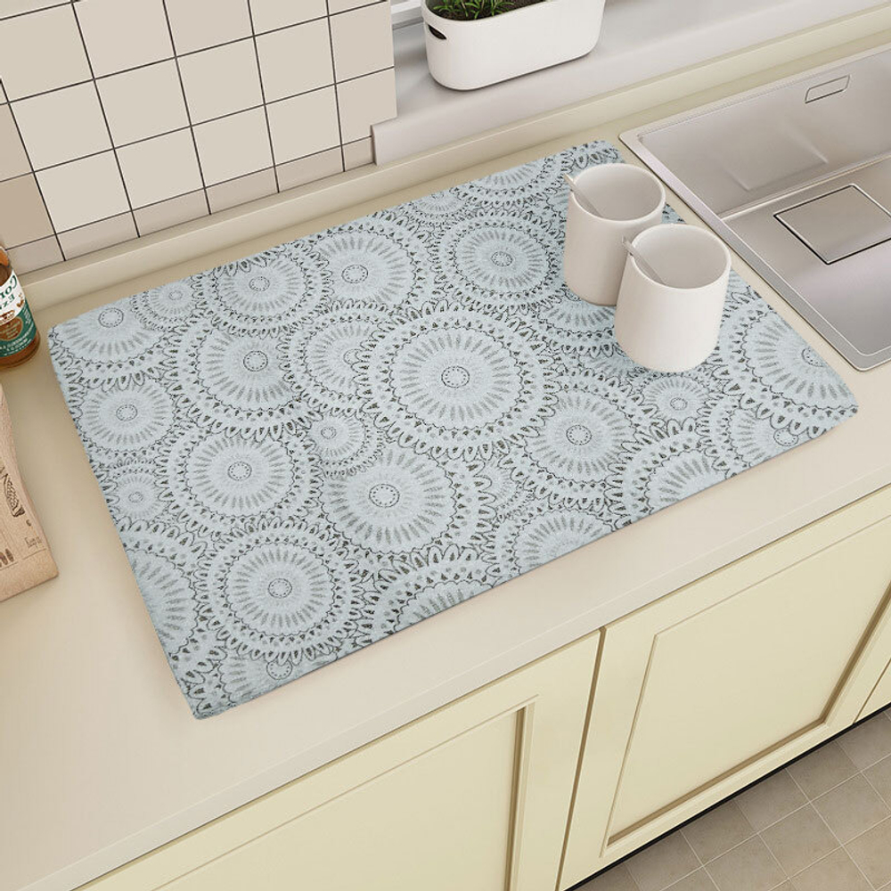 Коврик для сушки посуды 38*50см, полиэстер, микс NNKS4