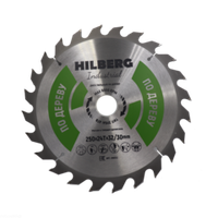 Диск пильный Hilberg Industrial Дерево 250*32/30*24Т HW253