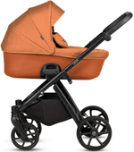 Детская коляска Tutis Leo 3 Plus 4 в 1 с автокреслом Elo Lux EduSky Black и базой 1582280 Orange