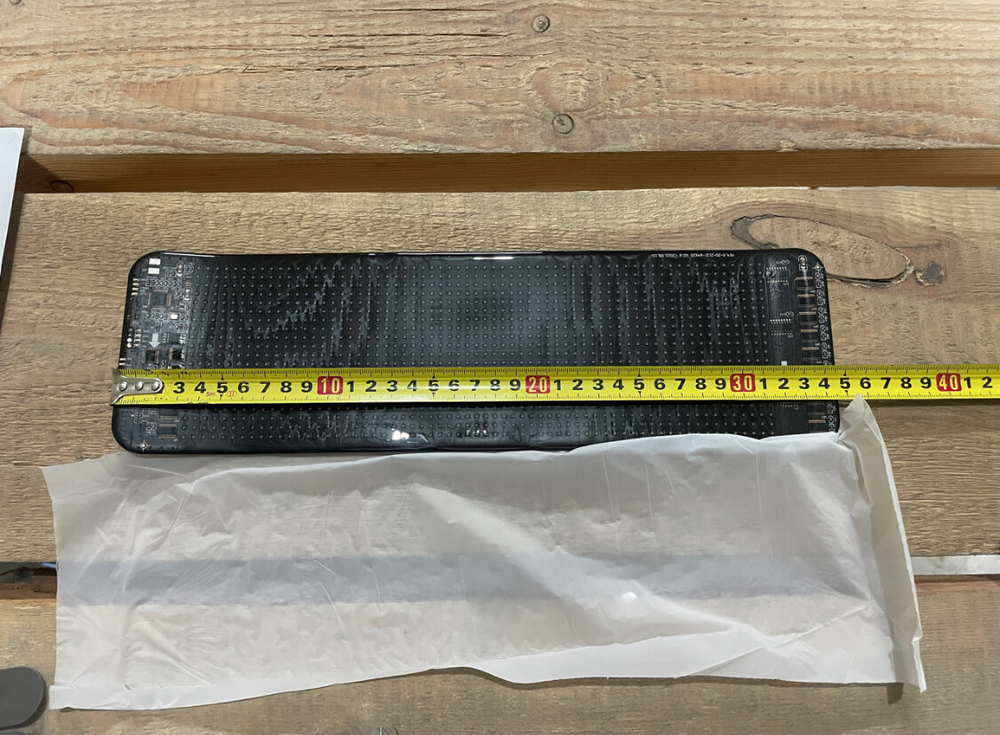 348 мм / Светодиодный гибкий LED экран для авто 348 x 102 x 2.5 мм (1 шт.)