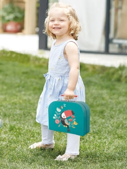 Набор посуды и еды в чемоданчике ВРЕМЯ ЧАЕПИТИЯ 16 предм.