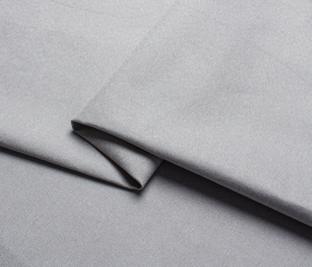 Штора блэкаут Рогожка (светло-серый)