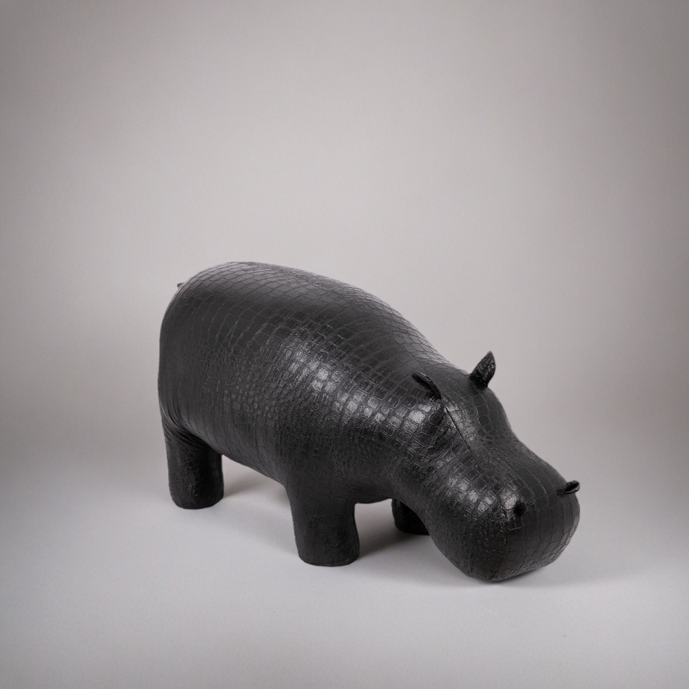 Банкетка Пуф Бегемот Черный большой