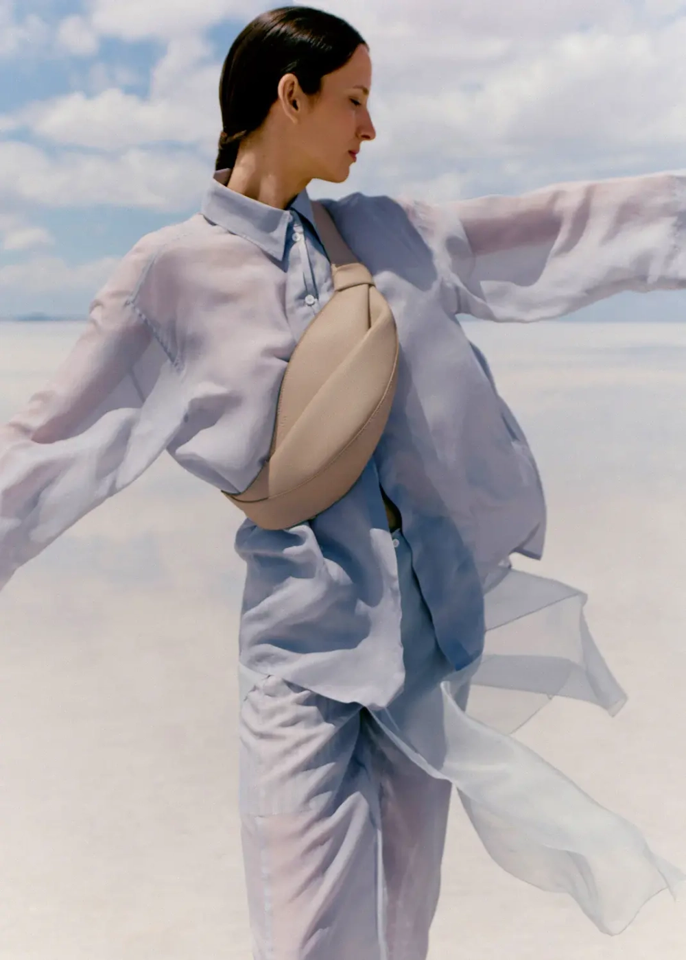 POLENE СУМКА NEYU, ТЕМНО-СЕРЫЙ