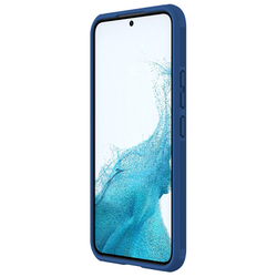 Чехол синего цвета с защитной шторкой для задней камеры для Samsung Galaxy A54 5G, Nillkin, серия CamShield Pro