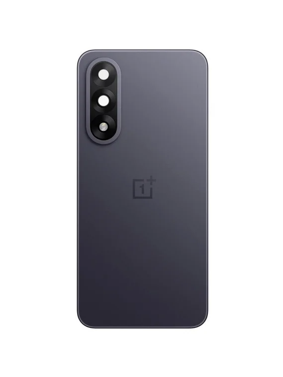 Задняя крышка для Oneplus Nord 5 черная (Phantom Grey) со стеклом камеры