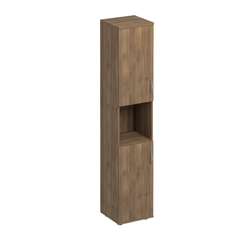 Шкаф для документов узкий 2-дверный с нишей К.384