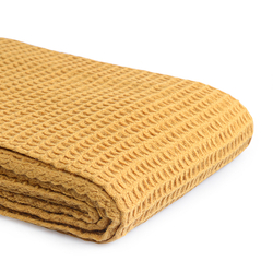 Плед шерстяной 130х180см Tkano Essential цвета охры