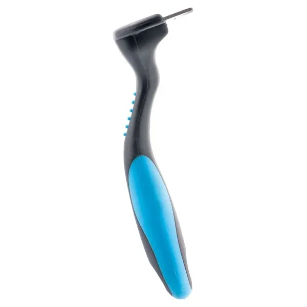 Дешеддер DeLIGHT большой с изгибом для средних и крупных пород, 44 крупных зуба