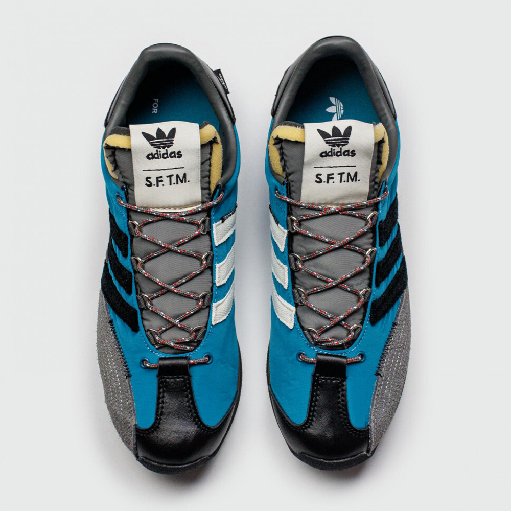 кроссовки Adidas Country OG x SFTM Blue / Grey