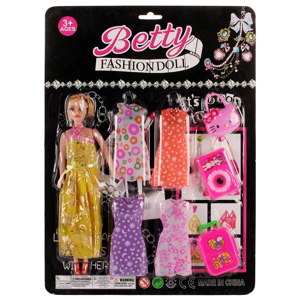 Кукла тип Модель с аксесс. блистер 8862-5