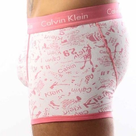 Мужские трусы боксеры Calvin Klein 365 Pink Picasso Print