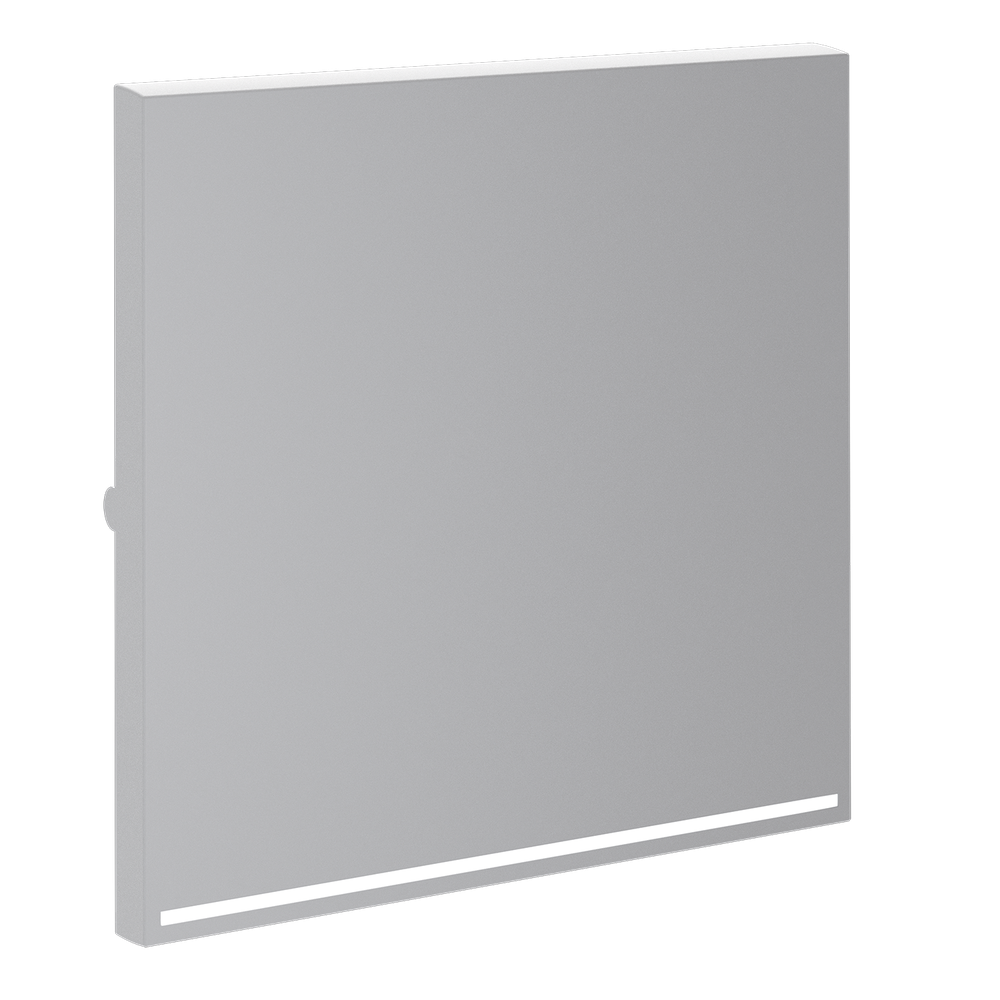 Клавиша для выключателя/переключателя одноклавишного с подсветкой, S70 (серый)