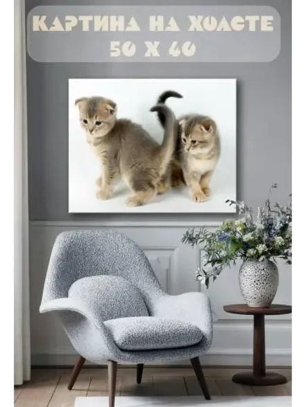 Картина на стену 40 X 50 Котята
