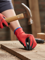 Перчатки ProfLineSpecialist нейлоновые с Н-покрытием, красный