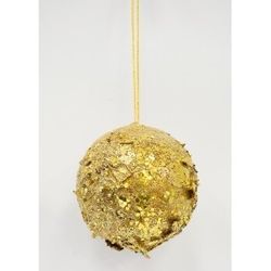 GAEM Украшение новогоднее Шар "Желтая планета", D 11 см, L11 W11 H11 см