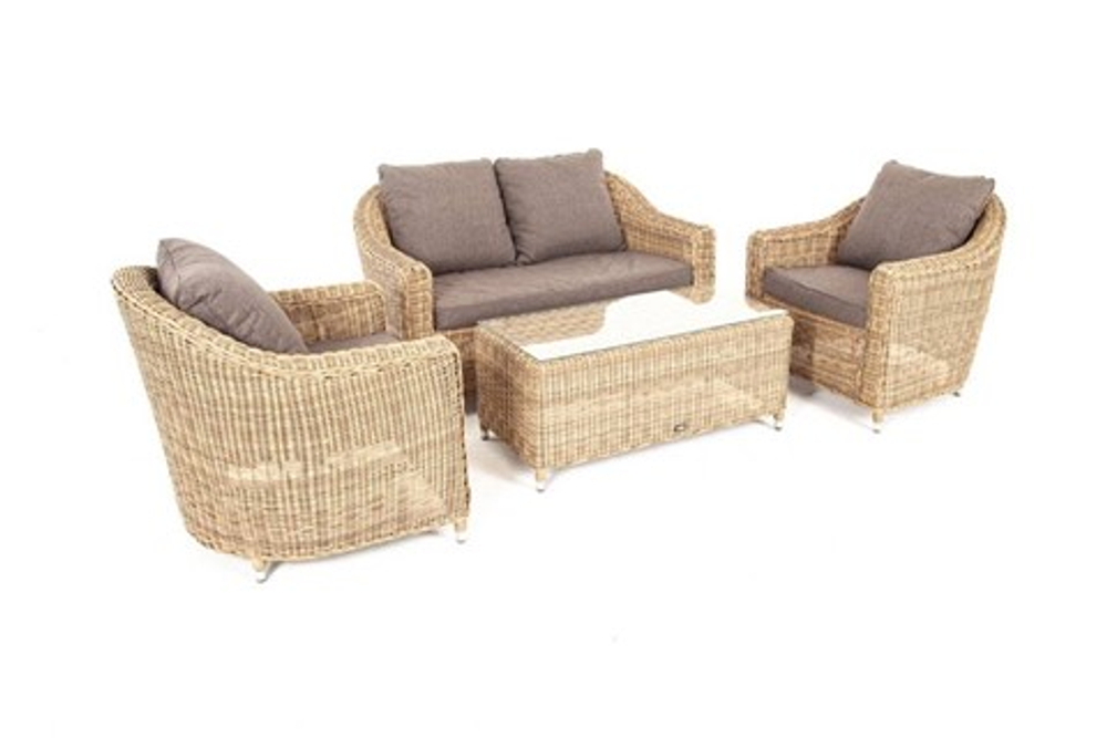 Лаунж-зона Кон Панна соломенный Арт.: KPS2C2TJ-4-SET