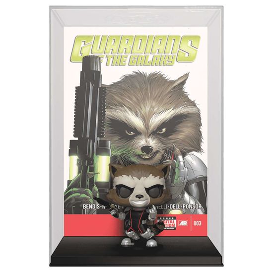 Фигурка Funko POP! Comic Covers Marvel Guardians of the Galaxy Rocket Raccoon (Exc) (59) 81839 / Фигурка Фанко ПОП! по мотивам вселенной "Марвел", Енот Ракета