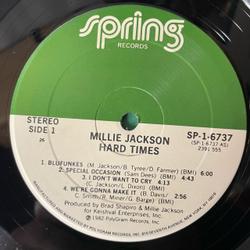 Винтажная виниловая пластинка LP Millie Jackson Hard Times (США 1982)
