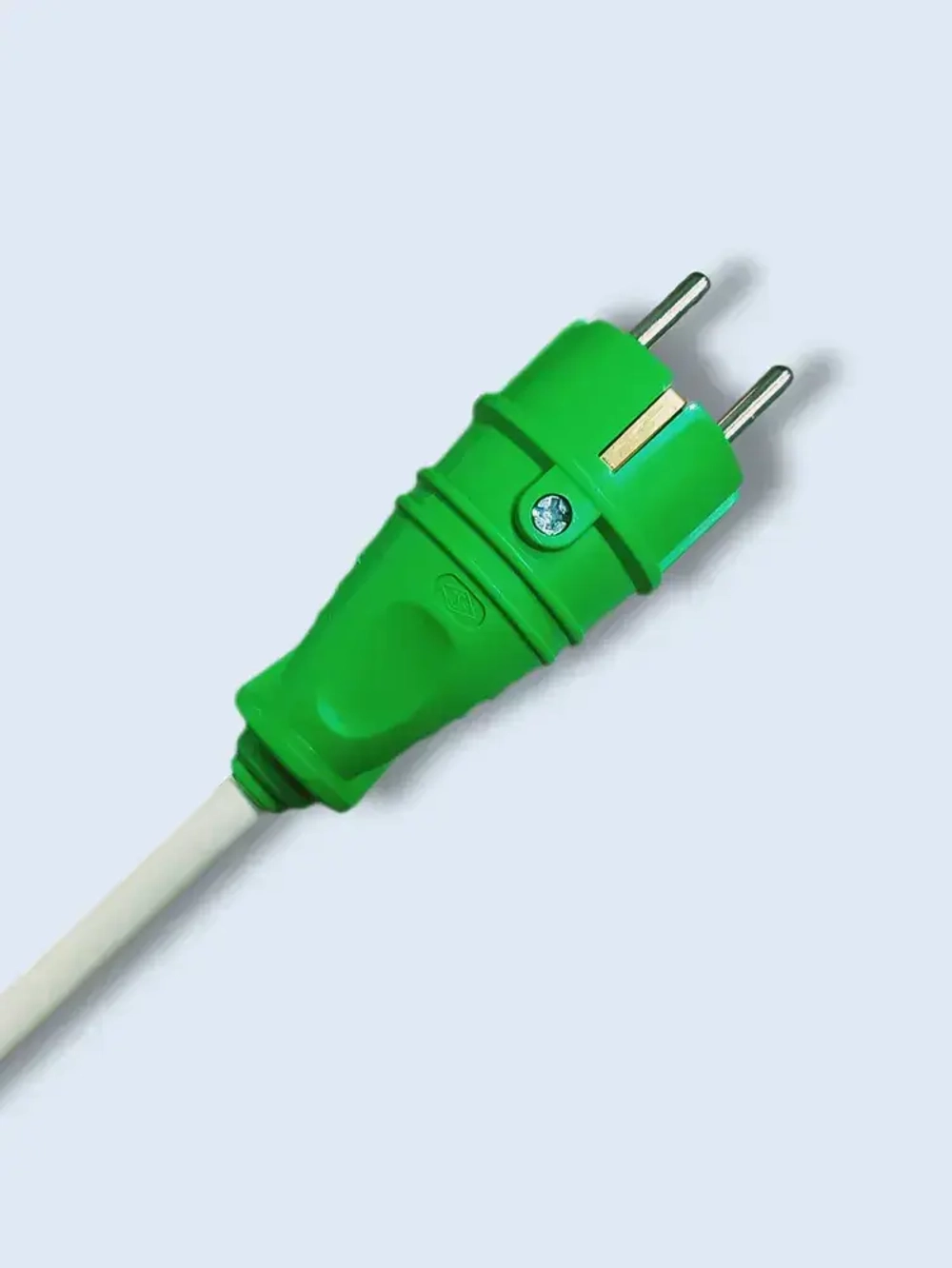 Удлинитель IP54 двухместный PVC 2х2,5 10 метров, зеленый