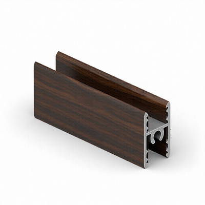 Рамка средняя двери - центральный ригель (5,40 м) Венге ПВХ