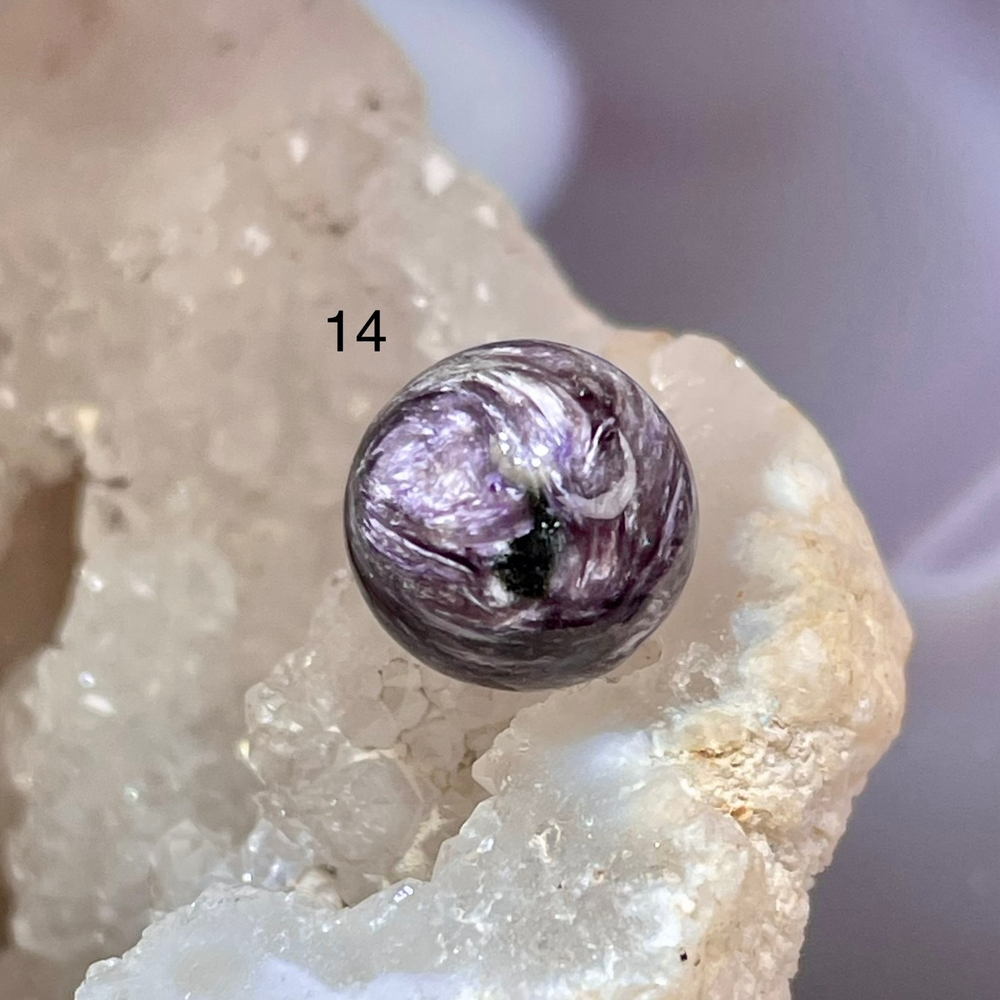 53142 Чароит Бусина 10-10,5мм Россия-37