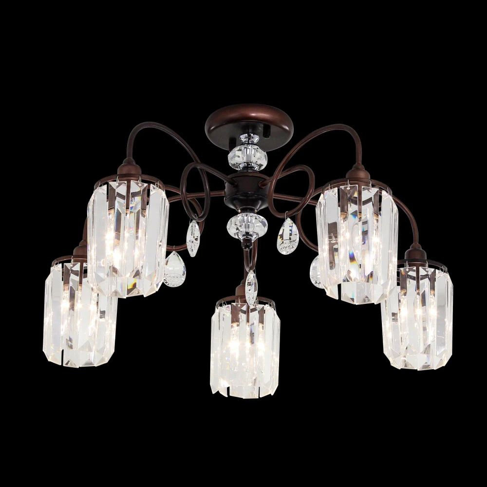 Citilux Синди CL330153 Люстра хрустальная Коричневая