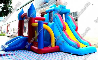 Детский надувной батут "Небесный замок" 6*5*5 м