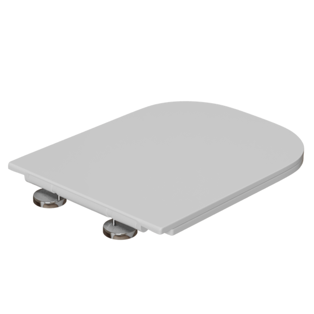 Сиденье для унитаза  WAVE APEKS дюропласт, микролифт, БЕЛЫЙ глянец NEW