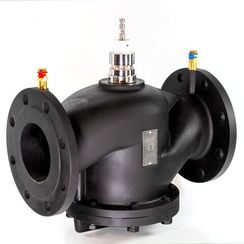 Клапан балансировочный комбинированный РИДАН AQF-R DN125 PN16, с ниппелями, фланцевый