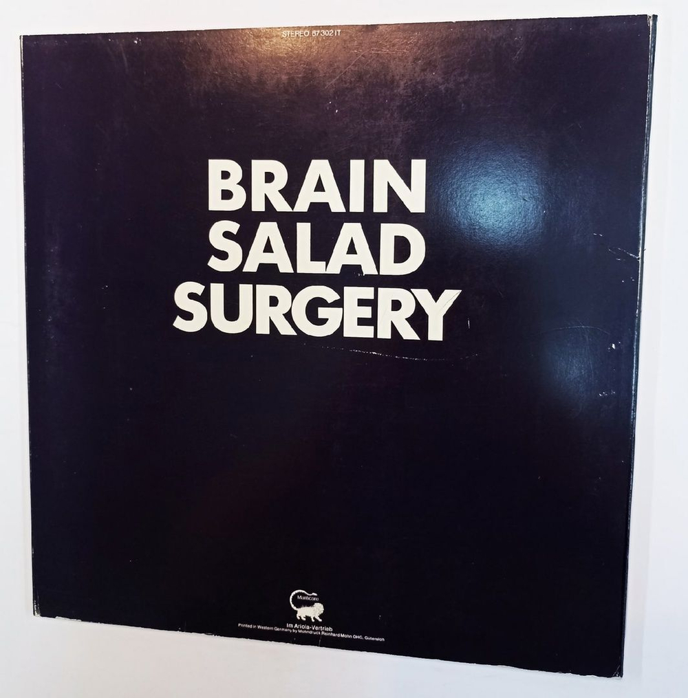 Винтажная виниловая пластинка Emerson, Lake & Palmer Brain Salad Surgery (Germany 1973)